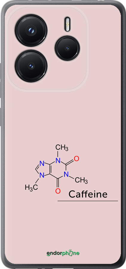 Силиконовый чехол Caffeine для Xiaomi Redmi Note 14 5G - 4277u-3811 изображение 