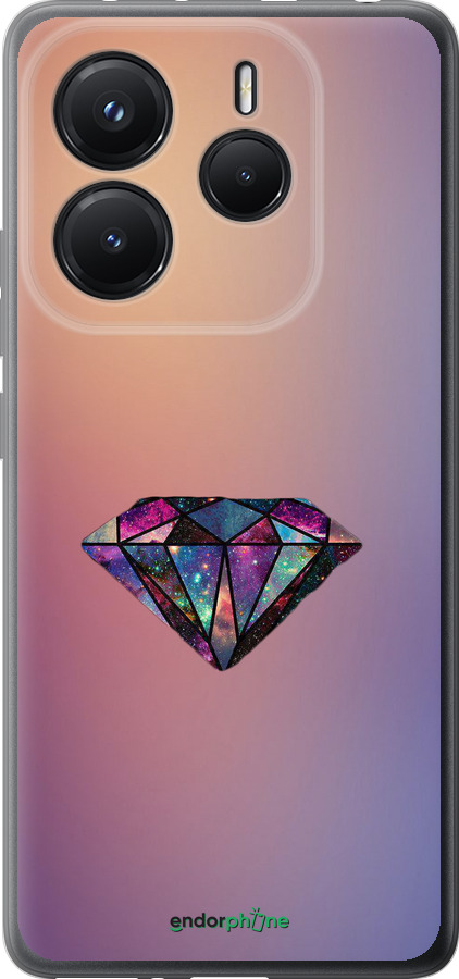 Силіконовий чехол Діамант для Xiaomi Redmi Note 14 5G - 4352u-3811 изображение 