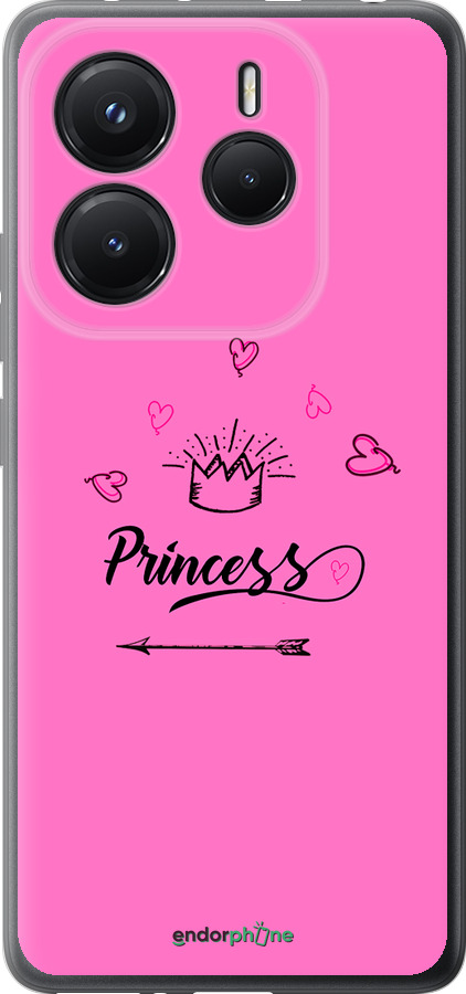 Силиконовый чехол Princess для Xiaomi Redmi Note 14 5G - 4361u-3811 изображение 