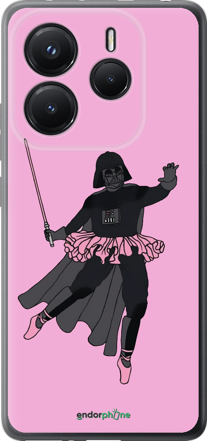 Силіконовий чехол Pink Wader для Xiaomi Redmi Note 14 5G - 4456u-3811 изображение 