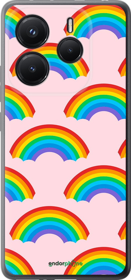Силіконовий чехол Rainbows для Xiaomi Redmi Note 14 5G - 4478u-3811 изображение 