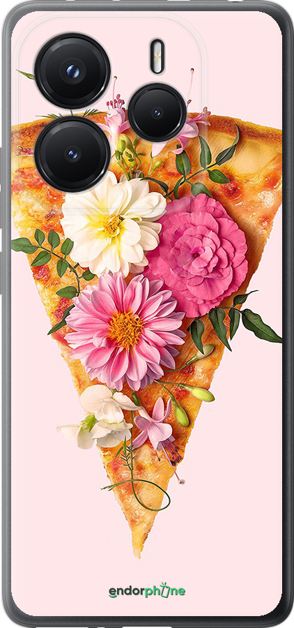 Силиконовый чехол pizza для Xiaomi Redmi Note 14 5G - 4492u-3811 изображение 