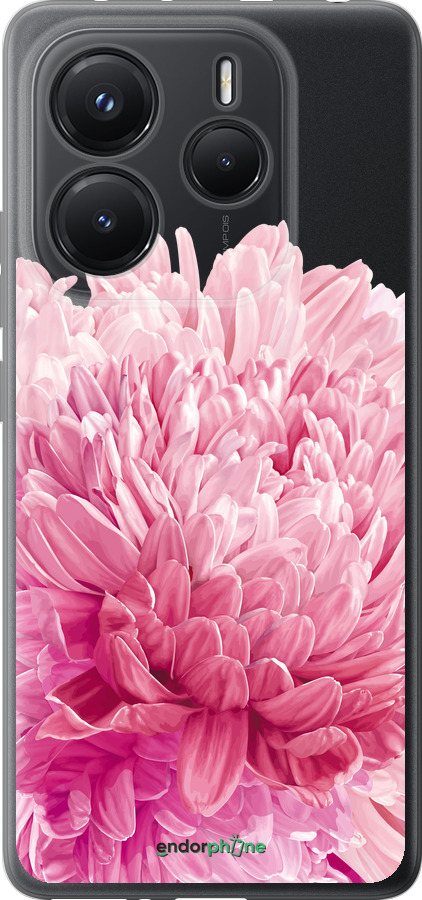 Силіконовий чехол Хризантема для Xiaomi Redmi Note 14 5G - 4666u-3811 изображение 
