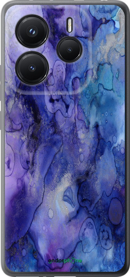Силіконовий чехол Мармур 7 для Xiaomi Redmi Note 14 5G - 4802u-3811 изображение 