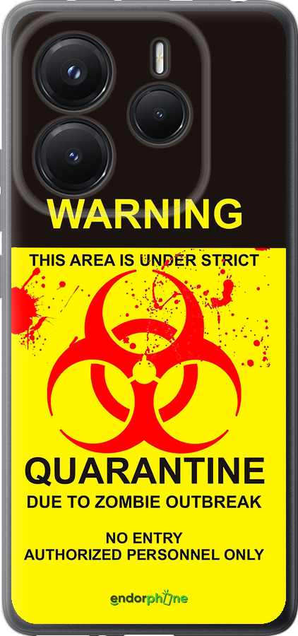 Силіконовий чехол Biohazard 9 для Xiaomi Redmi Note 14 5G - 4825u-3811 изображение 