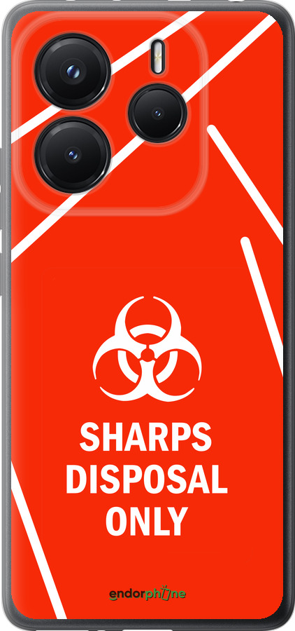 Силіконовий чехол biohazard 27 для Xiaomi Redmi Note 14 5G - 4843u-3811 изображение 