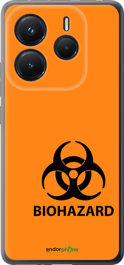 Силиконовый чехол biohazard 33 для Xiaomi Redmi Note 14 5G - 4851u-3811 изображение 
