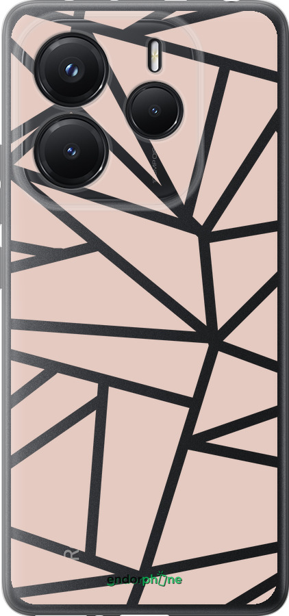 Силіконовий чехол Абстракція 2 для Xiaomi Redmi Note 14 5G - 4872u-3811 изображение 