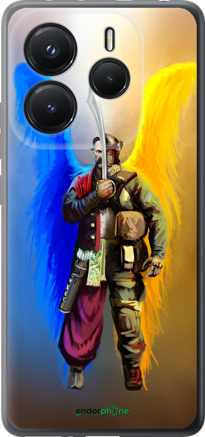Силіконовий чехол Воїн Ангел  для Xiaomi Redmi Note 14 5G - 5317u-3811 изображение 