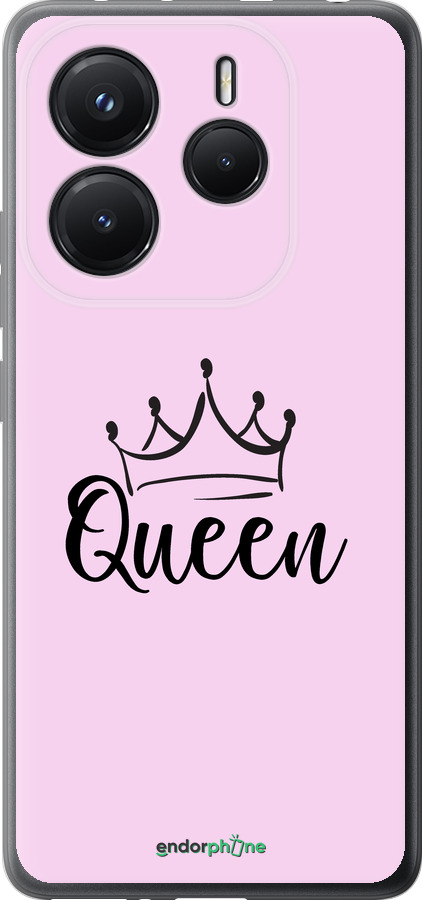 Силіконовий чехол Queen & King для неї для Xiaomi Redmi Note 14 5G - 5520u-3811 изображение 