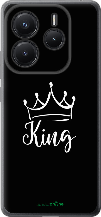 Силіконовий чехол Queen & King для нього для Xiaomi Redmi Note 14 5G - 5521u-3811 изображение 