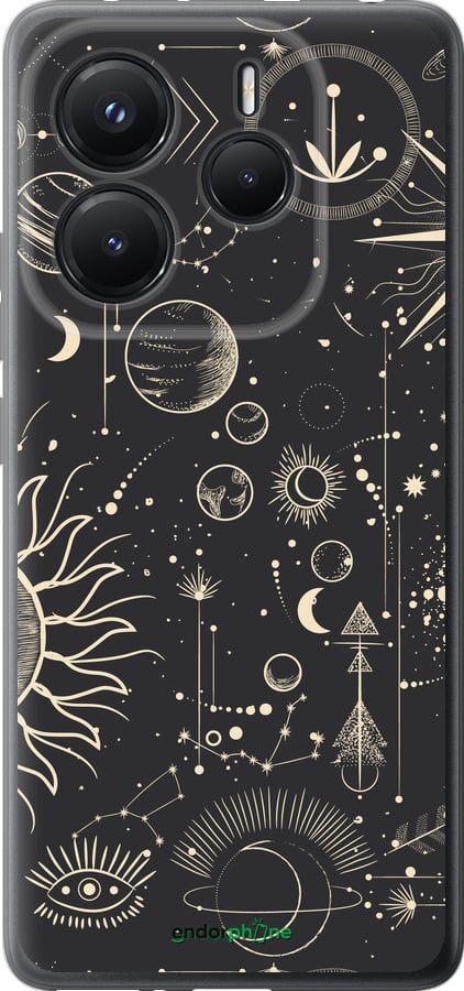 Силіконовий чехол Фаза місяця для Xiaomi Redmi Note 14 5G - 5605u-3811 изображение 