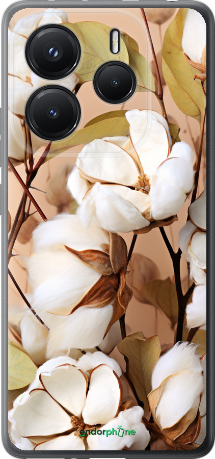 Силіконовий чехол Бавовна для Xiaomi Redmi Note 14 5G - 5665u-3811 изображение 