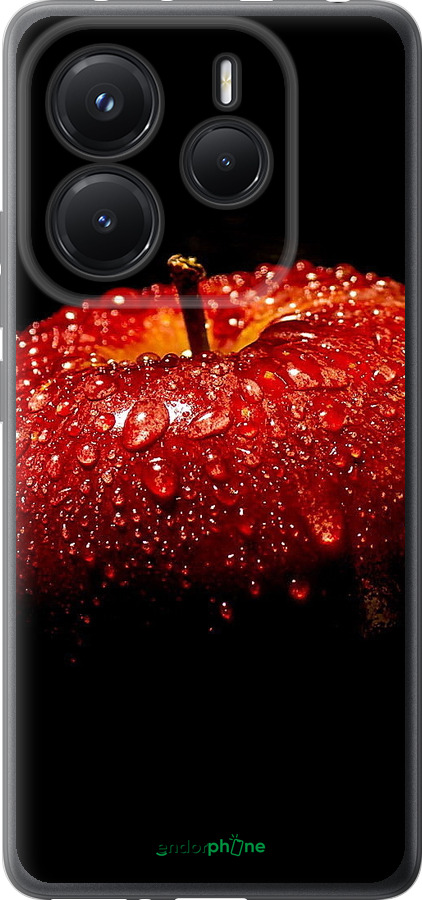 Силіконовий чехол Яблуко для Xiaomi Redmi Note 14 5G - 6022u-3811 изображение 