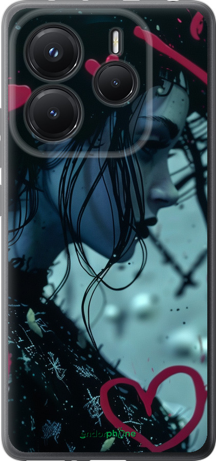 Силиконовый чехол XO Love v2 для Xiaomi Redmi Note 14 5G - 6057u-3811 изображение 