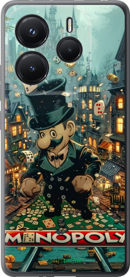 Силиконовый чехол Сказочный Monopoly для Xiaomi Redmi Note 14 5G - 6086u-3811 изображение 
