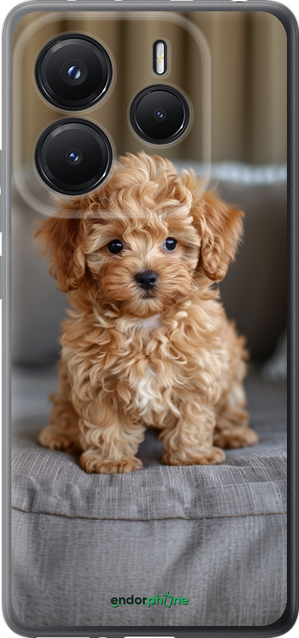 Силиконовый чехол Mini-maltipoo для Xiaomi Redmi Note 14 5G - 6158u-3811 изображение 