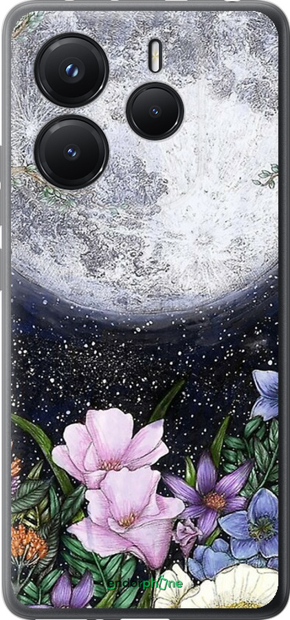 Силиконовый чехол Полночь в саду для Xiaomi Redmi Note 14 5G - 6259u-3811 изображение 