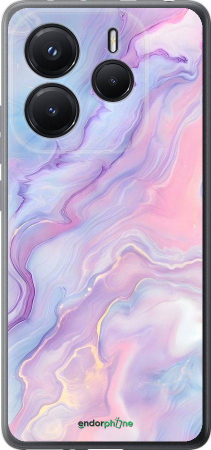 Силіконовий чехол Нежный мрамор для Xiaomi Redmi Note 14 5G - 6310u-3811 изображение 