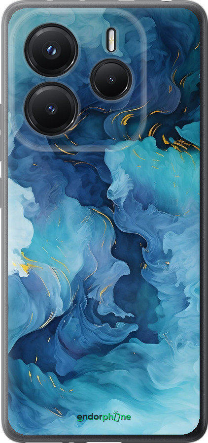 Силіконовий чехол Акварель для Xiaomi Redmi Note 14 5G - 6320u-3811 изображение 