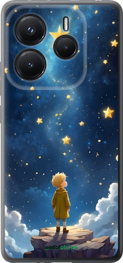 Силиконовый чехол Маленький принц для Xiaomi Redmi Note 14 5G - 6326u-3811 изображение 