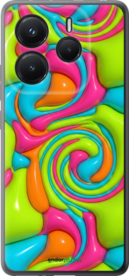 Силиконовый чехол Y2K Jelly Dream для Xiaomi Redmi Note 14 5G - 6780u-3811 изображение 