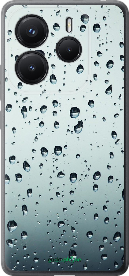 Силиконовый чехол Стекло в каплях для Xiaomi Redmi Note 14 5G - 848u-3811 изображение 