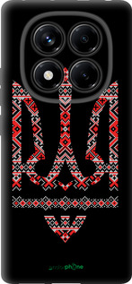 TPU чехол Герб - вышиванка на черном фоне для Xiaomi Redmi Note 14 Pro 4G - 1196b-3808 изображение 