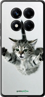 TPU чехол Летящий котёнок для Xiaomi Redmi Note 14 Pro 4G - 2322b-3808 изображение 