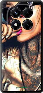 TPU чехол Девушка в тату для Xiaomi Redmi Note 14 Pro 4G - 4001b-3808 изображение 