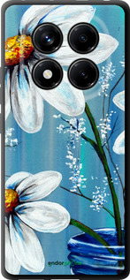 TPU чехол Красивые арт-ромашки для Xiaomi Redmi Note 14 Pro 4G - 4031b-3808 изображение 