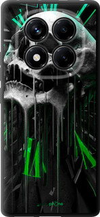 TPU чехол Череп-часы для Xiaomi Redmi Note 14 Pro 4G - 4100b-3808 изображение 