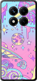 TPU чехол Розовая галактика для Xiaomi Redmi Note 14 Pro 4G - 4146b-3808 изображение 