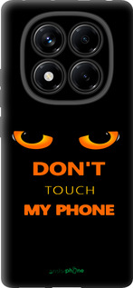 TPU чехол Don't touch the phone для Xiaomi Redmi Note 14 Pro 4G - 4261b-3808 изображение 
