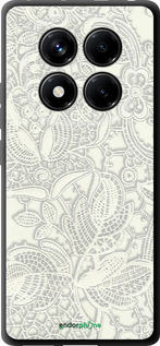 TPU чехол Белое кружево для Xiaomi Redmi Note 14 Pro 4G - 4383b-3808 изображение 