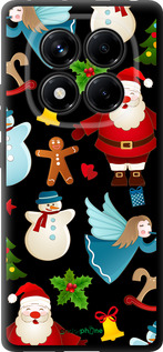 TPU чехол Новогодний 1 для Xiaomi Redmi Note 14 Pro 4G - 4614b-3808 изображение 