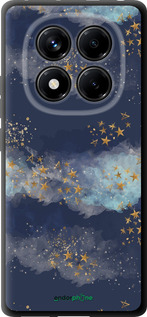 TPU чехол Ночь золотые звезды для Xiaomi Redmi Note 14 Pro 4G - 5421b-3808 изображение 