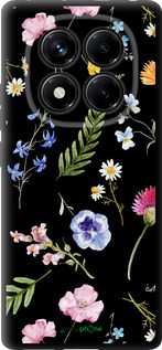 TPU чехол Цветочный фон v2 для Xiaomi Redmi Note 14 Pro 4G - 5472b-3808 изображение 