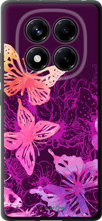 TPU чехол Бабочки v2 для Xiaomi Redmi Note 14 Pro 4G - 5475b-3808 изображение 