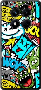 TPU чехол Стікери v4 для Xiaomi Redmi Note 14 Pro 4G - 5508b-3808 изображение 