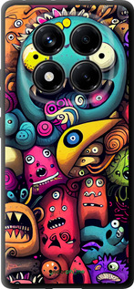 TPU чехол Cмешные монстры для Xiaomi Redmi Note 14 Pro 4G - 5549b-3808 изображение 
