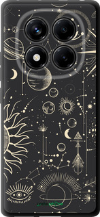 TPU чехол Фаза луны для Xiaomi Redmi Note 14 Pro 4G - 5605b-3808 изображение 