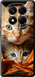 TPU чехол Котики 2 для Xiaomi Redmi Note 14 Pro 4G - 5664b-3808 изображение 