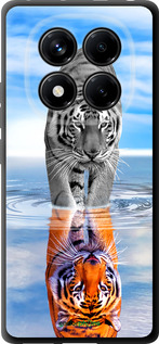 TPU чехол Тигр для Xiaomi Redmi Note 14 Pro 4G - 6016b-3808 изображение 