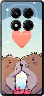TPU чехол Капибара любовь для Xiaomi Redmi Note 14 Pro 4G - 6027b-3808 изображение 