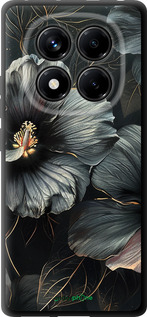 TPU чехол Черные цветы для Xiaomi Redmi Note 14 Pro 4G - 6031b-3808 изображение 