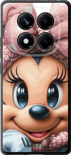 TPU чехол Минни Маус с бантиком для Xiaomi Redmi Note 14 Pro 4G - 6055b-3808 изображение 