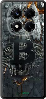 TPU чехол Раскаленный биткойн для Xiaomi Redmi Note 14 Pro 4G - 6091b-3808 изображение 