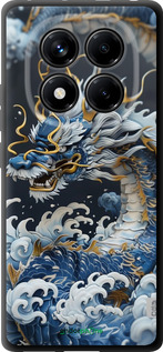 TPU чехол Водяной дракон для Xiaomi Redmi Note 14 Pro 4G - 6113b-3808 изображение 