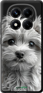 TPU чехол Мальтипу на чорном фоне для Xiaomi Redmi Note 14 Pro 4G - 6156b-3808 изображение 